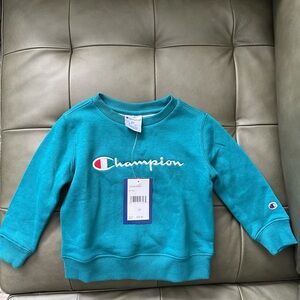 Champion Kids Aqua Blue Sweatshirt